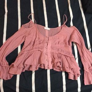 FREE PEOPLE | Cropped Boho Top